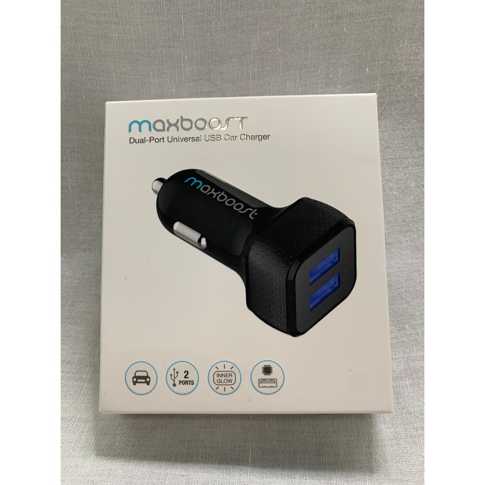 Maxboost‎ Dual Port Universal USB Car Charger #563